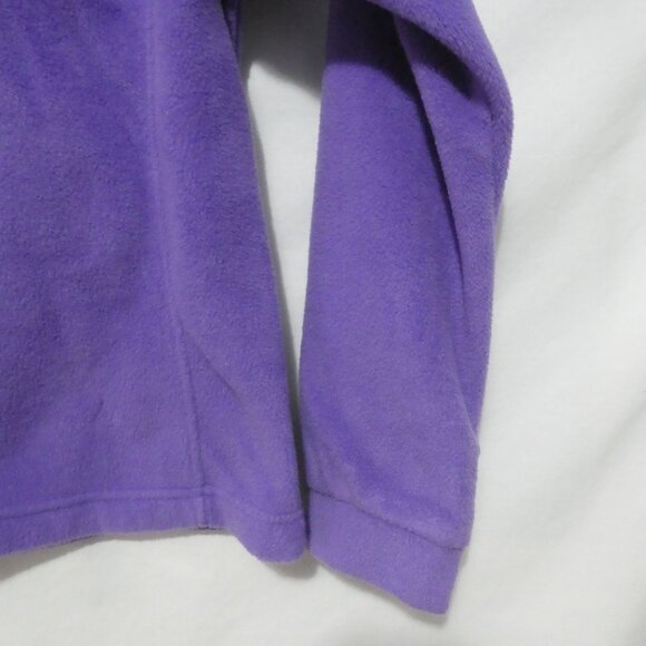 COLUMBIA SPORTSWEAR | medium (10/12) | Soft & Comfy Purple Fleece Zip-Up Jacket - Picture 15 of 15